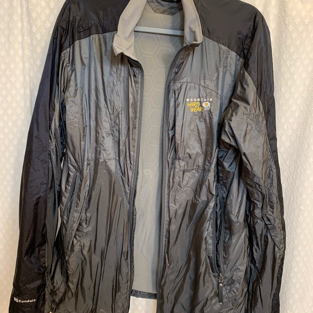 Mountain hardware conduit rain jacket outdoors